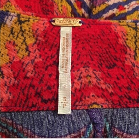 FREE PEOPLE Dream All Night Romper in Sky EUC sz S - Picture 5 of 10